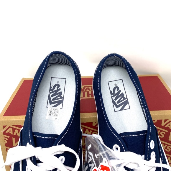 VANS Authentic Canvas Blue White Low Top Women's Sneakers Size Skate VN000EE332D - Picture 7 of 11